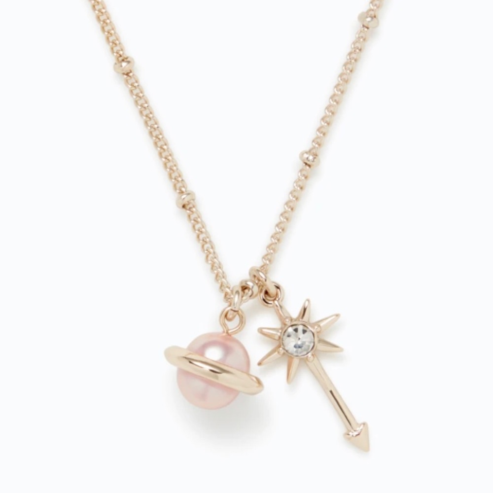 💛💖 NWOT loren gray x andalways halo planet necklace